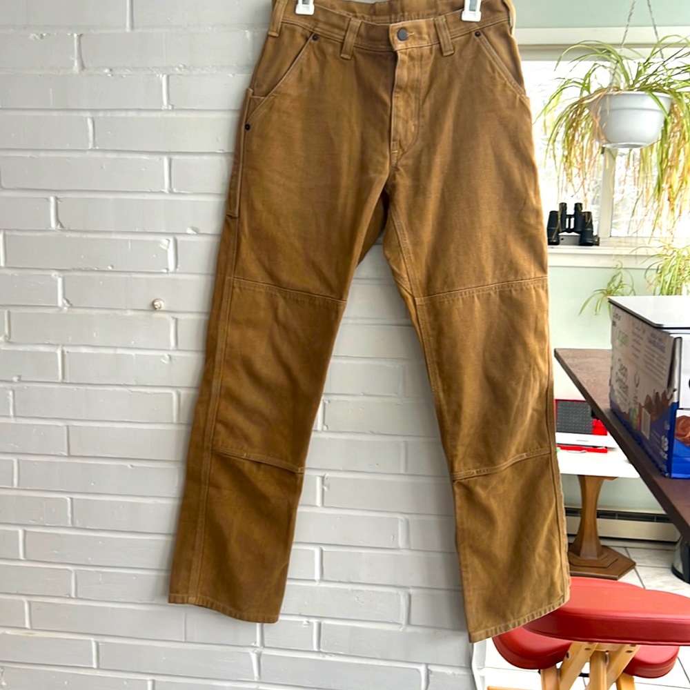 Patagonia Iron Forged Hemp canvas double knee pants, size 31